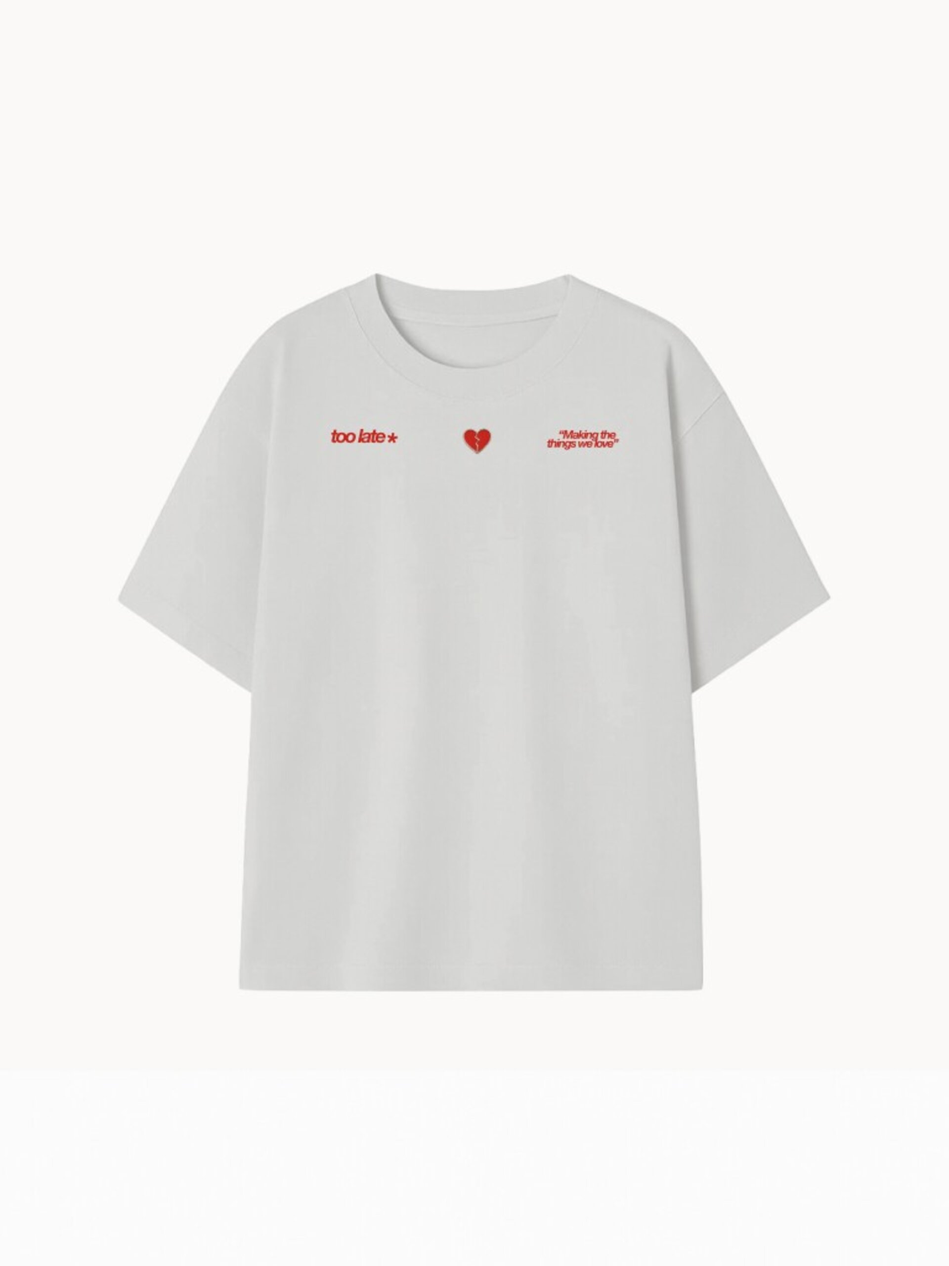 CAMISETA GRIS "THINGS WE LOVE" - 2