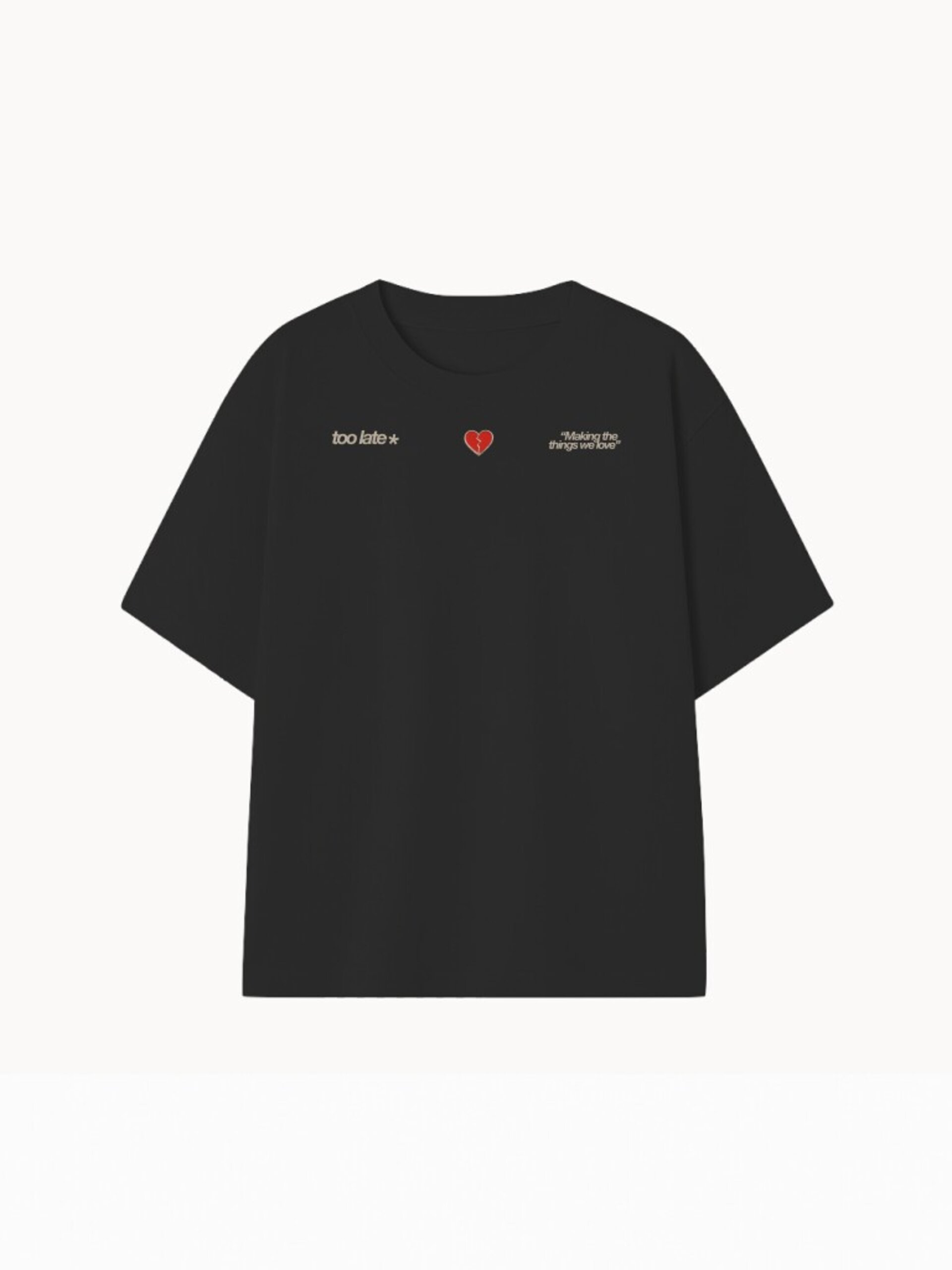 CAMISETA NEGRA "THINGS WE LOVE" - 2